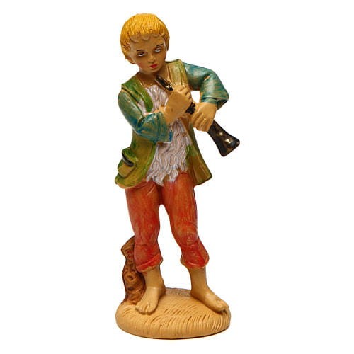 11143-12 Ragazzo con piffero per presepe di 10 cm.png