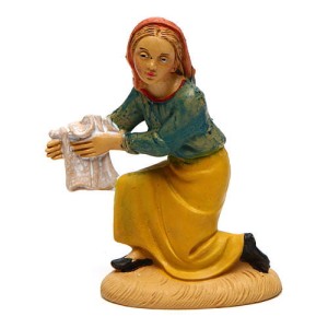 (11143-26) Kobieta pierze pranie– do figur o wysokości 10cm