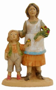 (11145-57) Matka z dzieckiem – do figur o wysokości 10cm