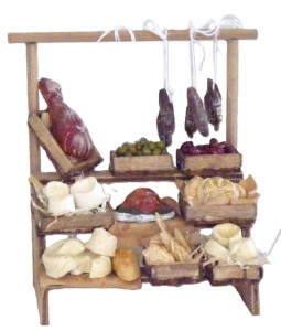 (35/310) Stragan z serami i wędlinami