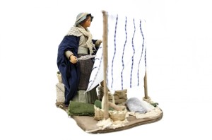 (HMBP) RUCHOMA FIGURA DO SZOPKI -Trzepanie dywanów, do figur o wysokości 30cm