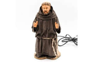 (HMSF) RUCHOMA FIGURA DO SZOPKI- Św. Franciszek, klęczący- do figur o wysokości 30cm