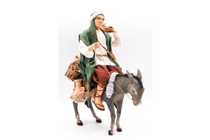 (AV47) Wędrowiec na ośle- do figur o wysokości 30cm