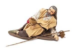 (AV38) Niepełnosprawny, leżący- do figur o wysokości 30cm