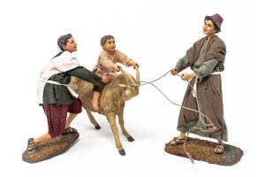 (AV37) Dzieci z kozą- do figur o wysokości 30cm