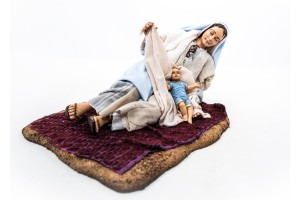 (AV4) Maryja, leżąca z Dzieciątkiem - do figur o wysokości 30cm