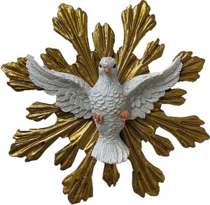 (H129) Figurka Duch Święty - 13,0cm średnica