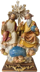 (H170) Trójca Święta - 12,5cm wysoka