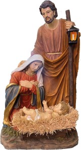 (K515) Św. Rodzina Bożonarodzeniowa (Żłóbek z siana)- 120cm wysoka