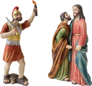 (K2033) Figury z życia Jezusa Chrystusa "Pocałunek Judasza, do figur o wys. 9cm