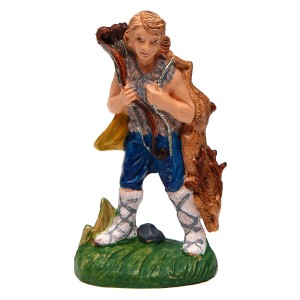 (11139-15) Myśliwy z upolowanym jeleniem– do figur o wysokości 10cm