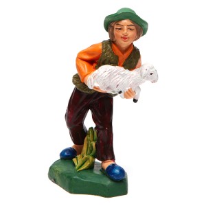 (11139-16) Chłopak z owieczką– do figur o wysokości 10cm