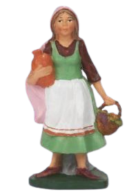 (11139-18) Gospodyni z dzbankiem i koszykiem– do figur o wysokości 10cm