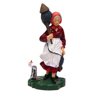 (11139-52) Kobieta z wełną– do figur o wysokości 10cm