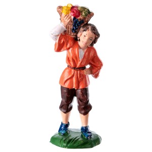 (11139-80) Chłopak z koszem owoców– do figur o wysokości 10cm