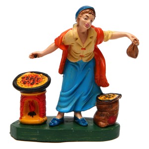 (11140-36) Sprzedawca smażonych kasztanów– do figur o wysokości 10cm
