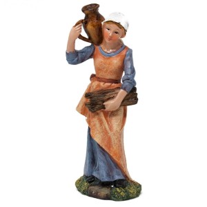 (C3292/2) Kobieta z amforą i drewnem, do figur o wysokości 20cm