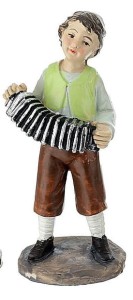 (20521/9) Chłopak z harmonijką, do figur o wysokości 10cm