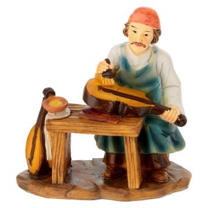 (20481/1) Malarz instrumentów, do figur o wys. 12cm