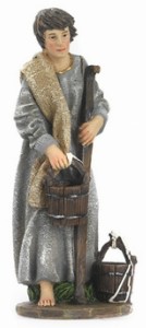 (19529/1) Tragarz wody robiący przerwę, do figur o wysokości 15cm