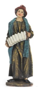 (19529/2) Muzykant z harmonijką, do figur o wysokości 15cm