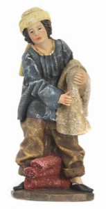 (19529/4) Sprzedawca dywanów, do figur o wysokości 15cm