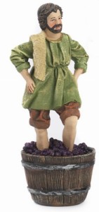 (19529/5) Wyciskanie winogron, do figur o wysokości 15cm