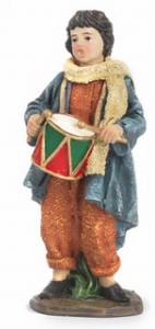 (19529/8) Muzykant z bębnami, do figur o wysokości 15cm