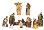(19527) Figury do Szopki Bożonarodzeniowej, 11-części, maks. 15cm wysokie