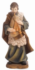 (K185-46) Pasterz z dudami, do figur o wysokości 40cm