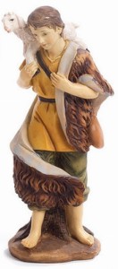 (K185-30) Pasterz z owcą na ramionach, do figur o wysokości 40cm