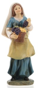 (18082/3) Kobieta z winogronami, do figur o wysokości 15cm