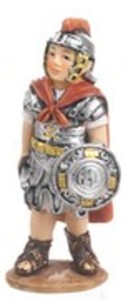 (16835-50) Legionista z tarczą (z podstawą), do figur o wys. 7cm