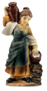 (16835-81) Kobieta z dzbankami wody (z podstawą), do figur o wys. 7cm