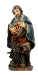 (16835-82) Muzykant z dudami (z podstawą), do figur o wys. 7cm