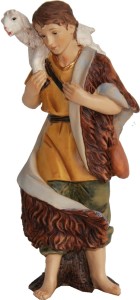 (K181-30) Pasterz z owcą na ramionach, do figur o wys. 7cm