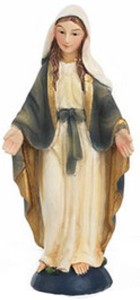 (M021-8) Matka Boska Niepokalana - 8,8cm wysoka