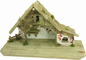 (S125) Szopka "Brixen", do figur o wys. 9-11cm