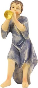 (K134-11) Muzykant z puzonem, do figur o wys. 10cm