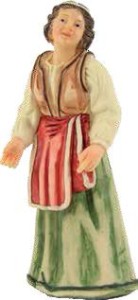 (K175-5) Gospodyni, do figur o wys. 12cm