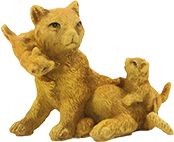 (T117) Rodzina kotów, proporcjonalnie pasuje do figur o wys. 18-21cm