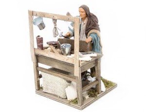 (HMFA) RUCHOMA FIGURA DO SZOPKI- Stolarz, do figur o wysokości 30cm