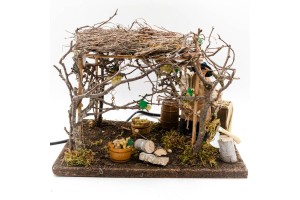 (HMVE) RUCHOMA FIGURA DO SZOPKI- Zbiór winogron, do figur o wysokości 30cm 