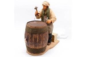 (HMRBT) RUCHOMA FIGURA DO SZOPKI- Naprawa beczki, do figur o wysokości 30cm 