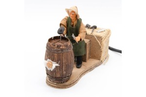 (RMRBT) RUCHOMA FIGURA DO SZOPKI- Naprawa beczki, do figur o wysokości 15cm