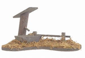 (Z801-G) Wodopój dla zwierząt z ogrodzeniem- 10,0cm wysoki - dla figur o wys. 11-15cm