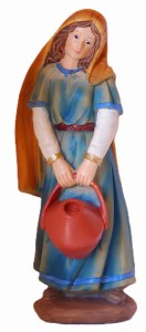 (13621-84) Kobieta z dzbankiem (z podstawą), do figur o wys. 19cm