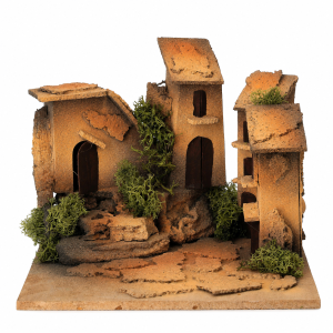 (30/007) Budynki do miasteczka w Szopce Bożonarodzeniowej - 15x15x14cm - Model 7