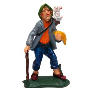 (11147-21) Pasterz z owcą i kijem – do figur o wysokości 12cm