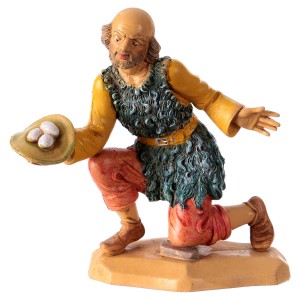 (11156-13) Pasterz proszący o jałmużnę- kolorystyka drewniana – do figur o wysokości 15-16cm